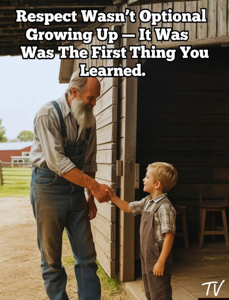 Respect Wasn't Optional Growing Up — It Was The First Thing You Learned.