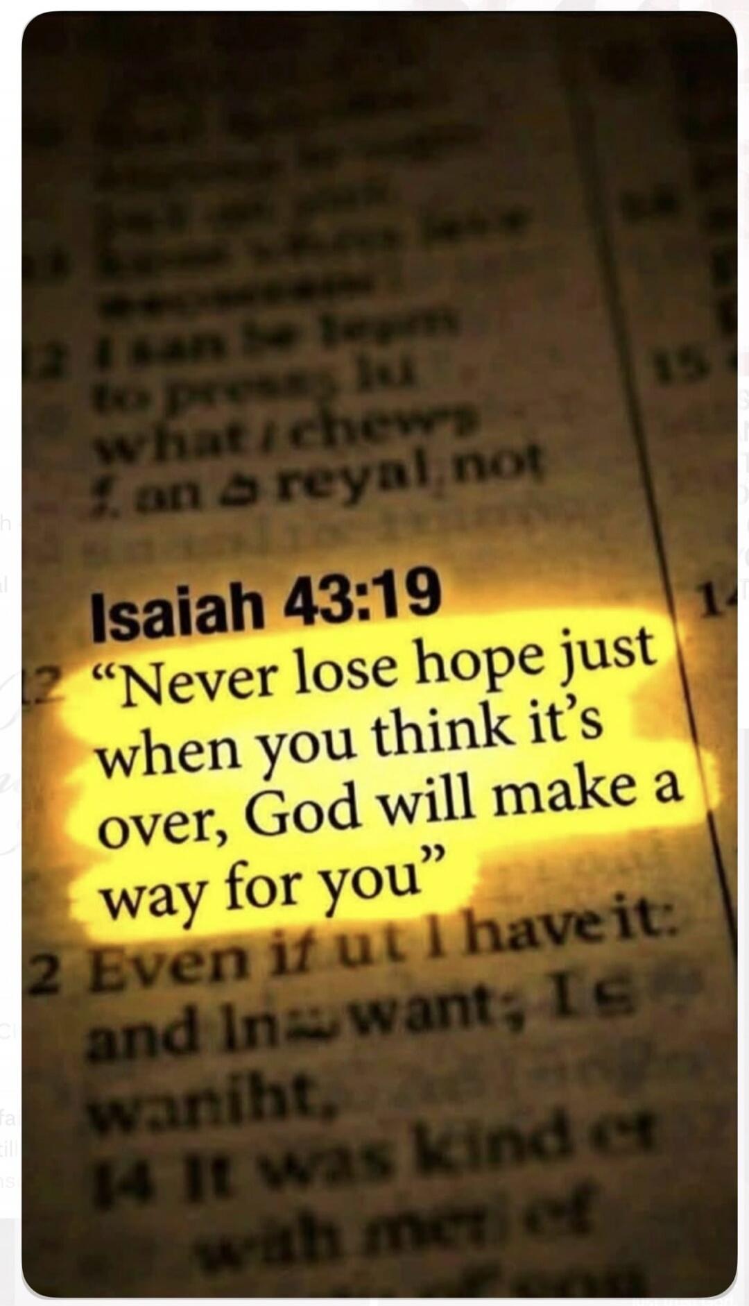 Isaiah 43:19 