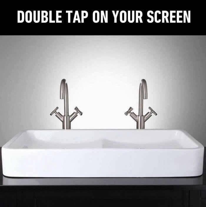 DOUBLE TAP ON YOUR SCREEN 1