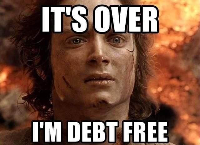 ITSOVER SUMEE 44 i IM DEBT FREE mmaoa