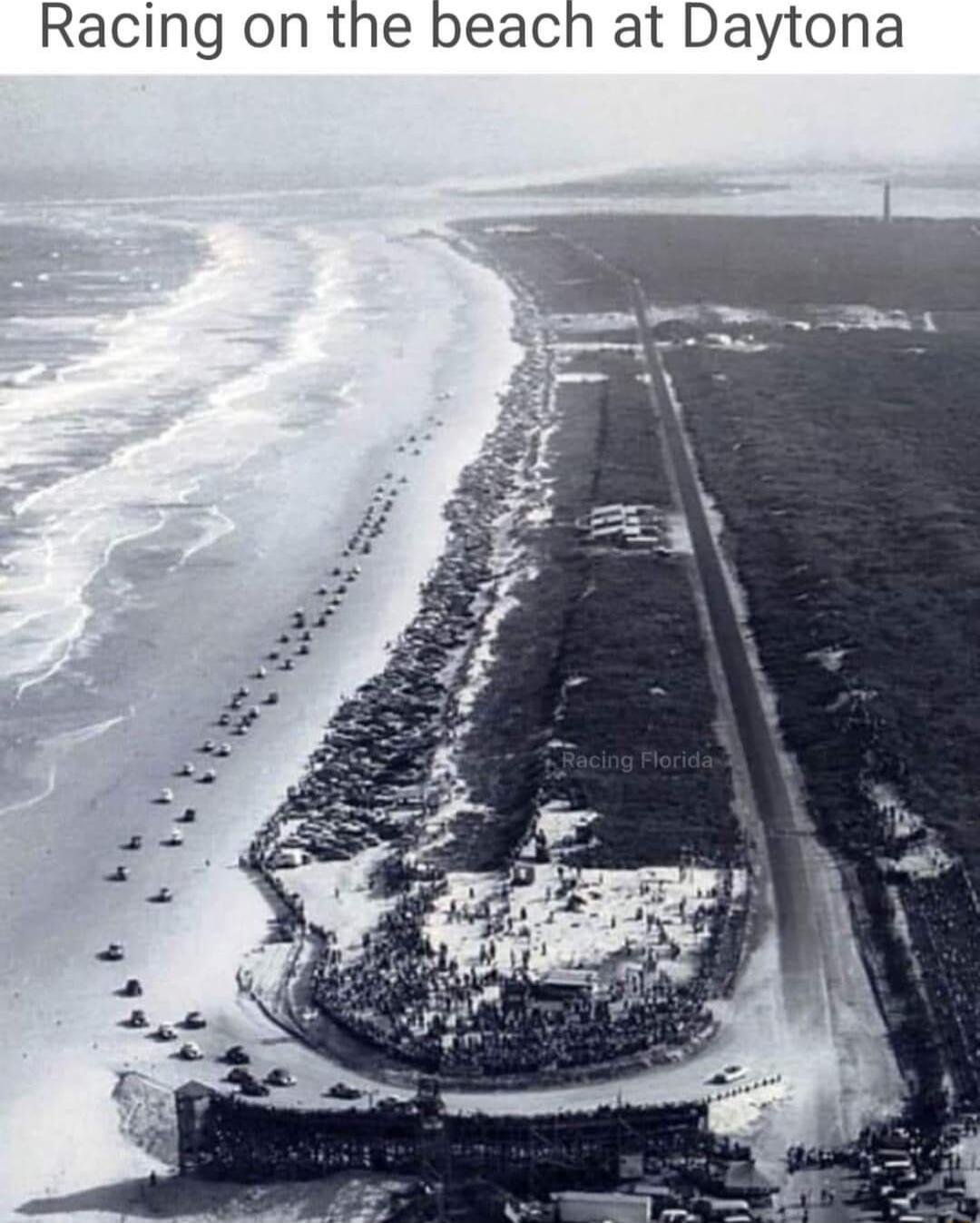 Racing on the beach at Daytona