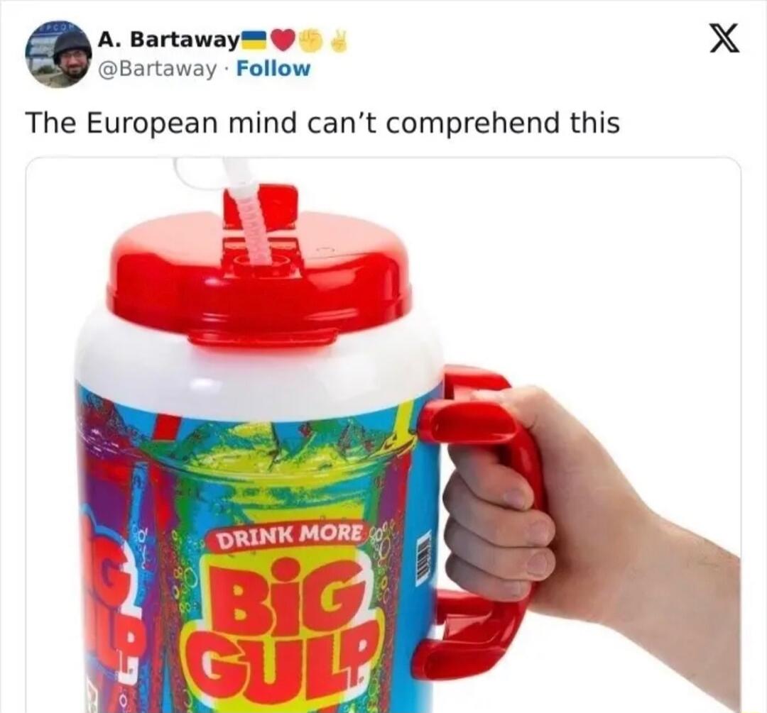 A Bartaway Bartaway Follow The European mind cant comprehend this