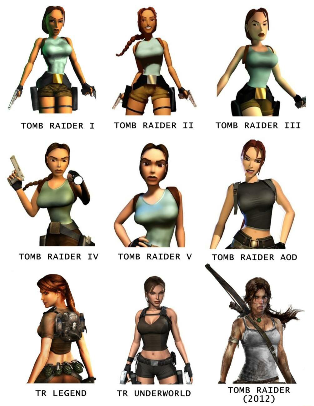 AR A TOMB RAIDER I TOMB RAIDER II TOMB RAIDER IIT TOMB RAIDER IV TOMB RAIDER V TOMB RAIDER AOD Bk TOMB_RAIDER TR LEGEND TR UNDERWORLD 8