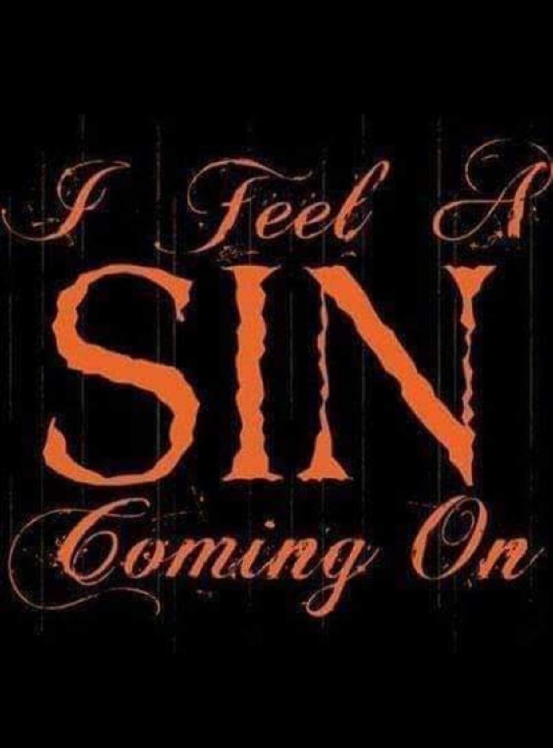 I Feel A SIN Coming On