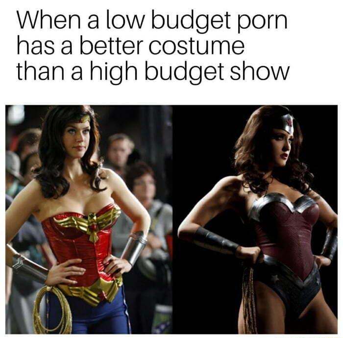 When a low budget porn has a better costume than a high budget show