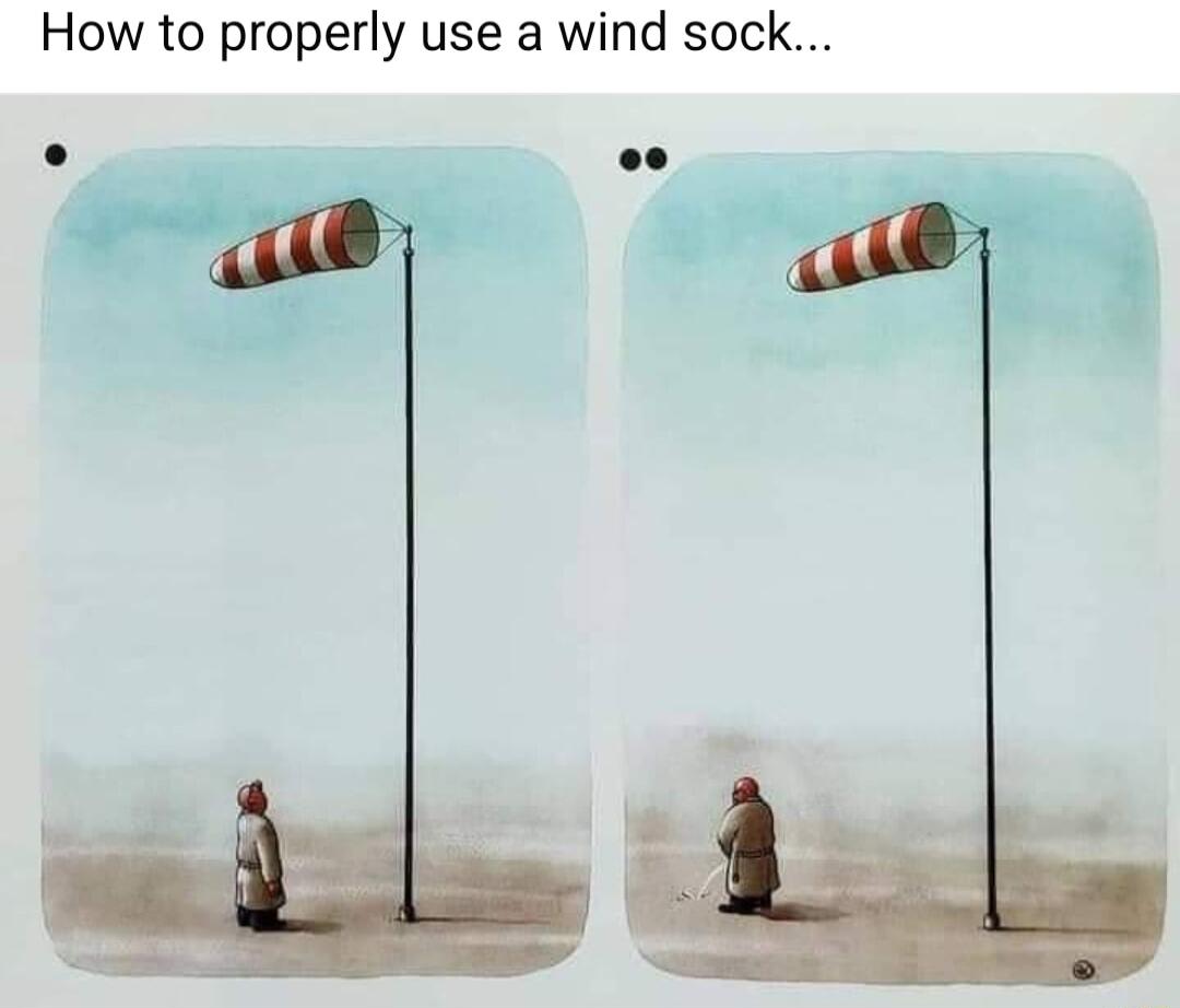 How to properly use a wind sock