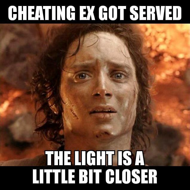 CHEATING EX GOT SERVED THE LIGHTIS A LITTLE BIT CLOSER