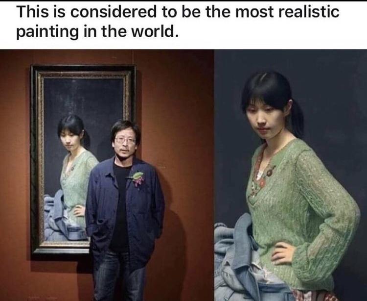 This is considered to be the most realistic painting in the world