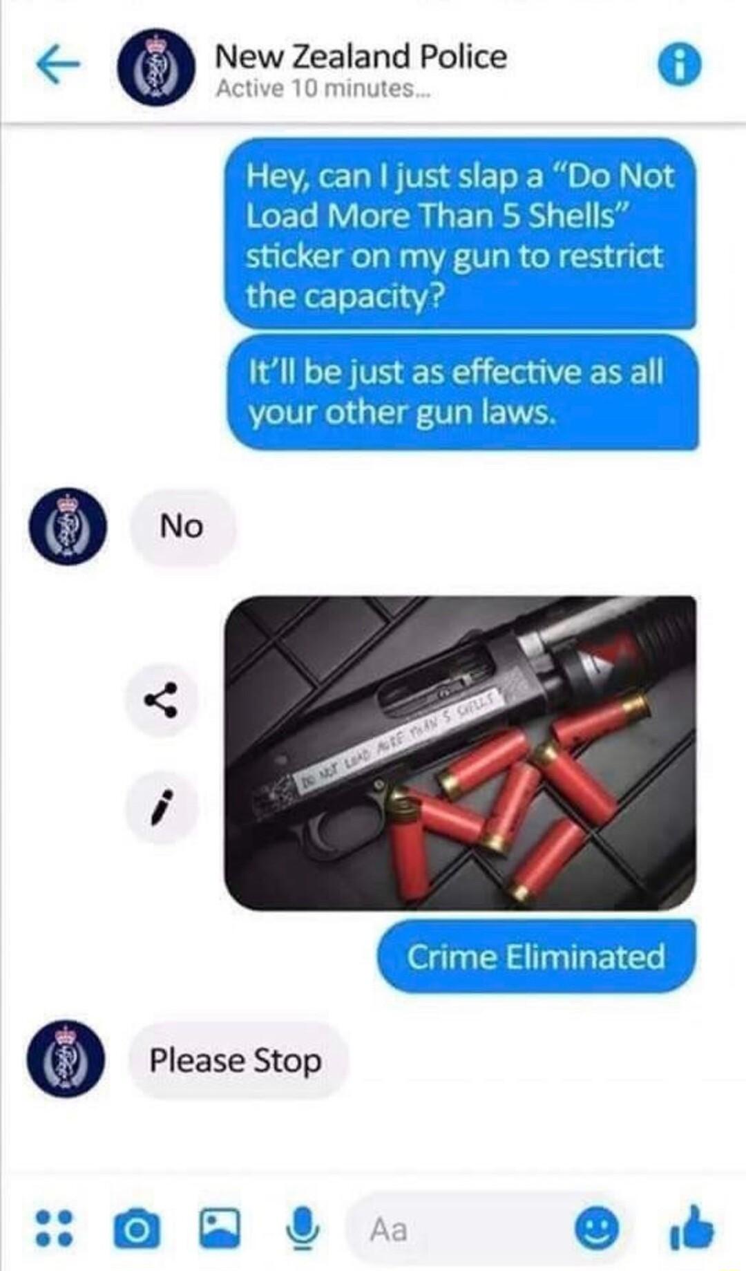 New Zealand Police Please Stop 9