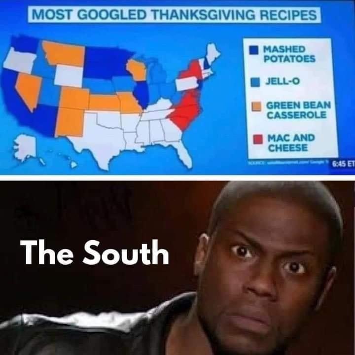 MOST GOOGLED THANKSGIVING RECIPES esn The South