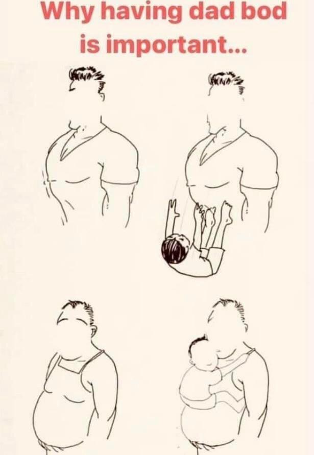 Why having dad bod is important