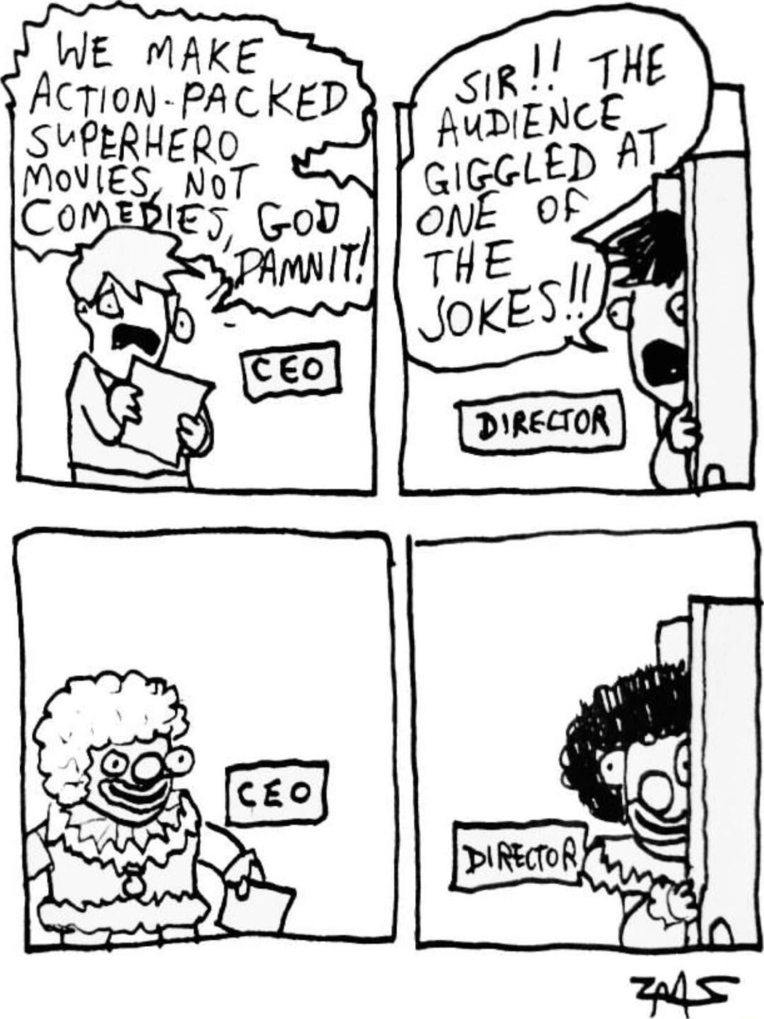 WE MAKE AcTIoN PACKED SUPERHEROD MOVIES NoT Co tg5 Cass