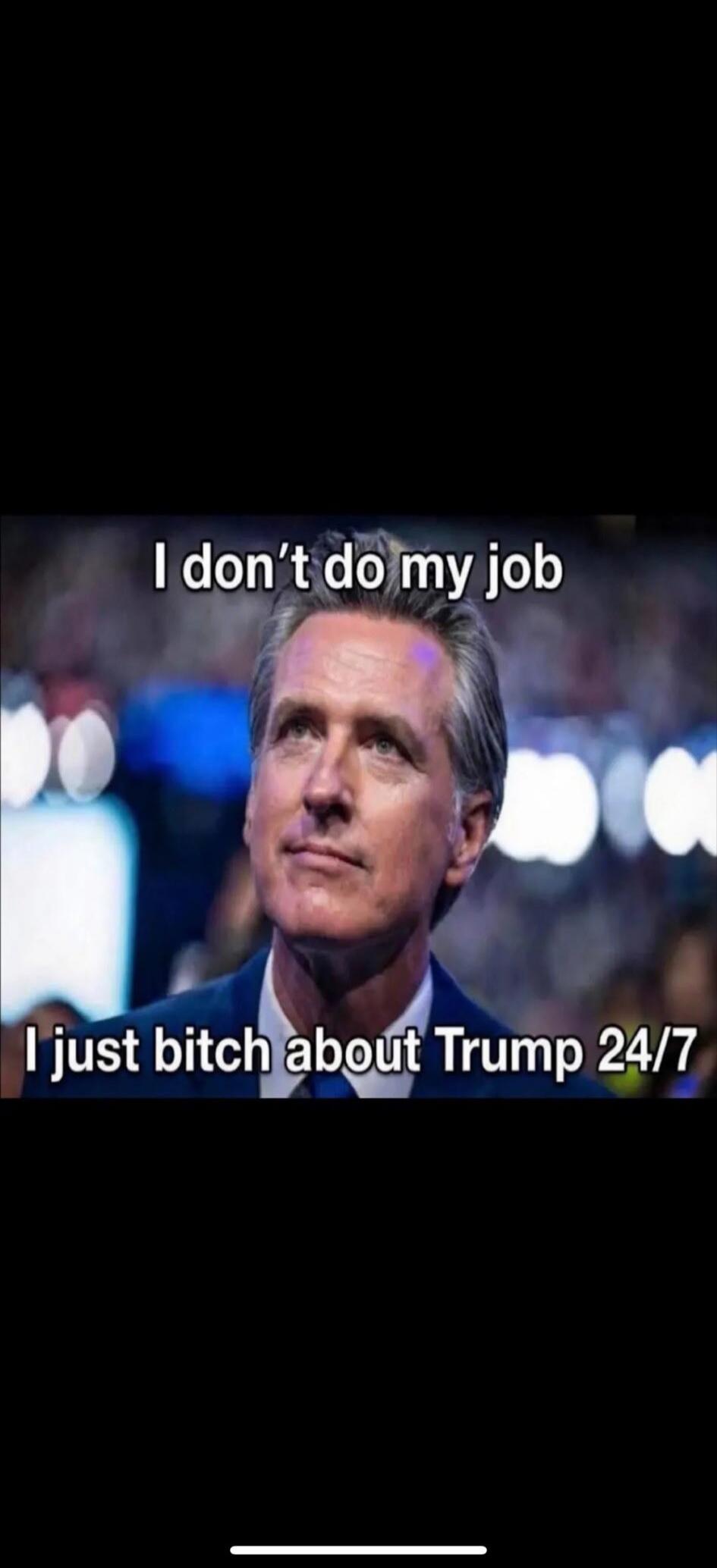 I don't do my job I just bitch about Trump 24/7