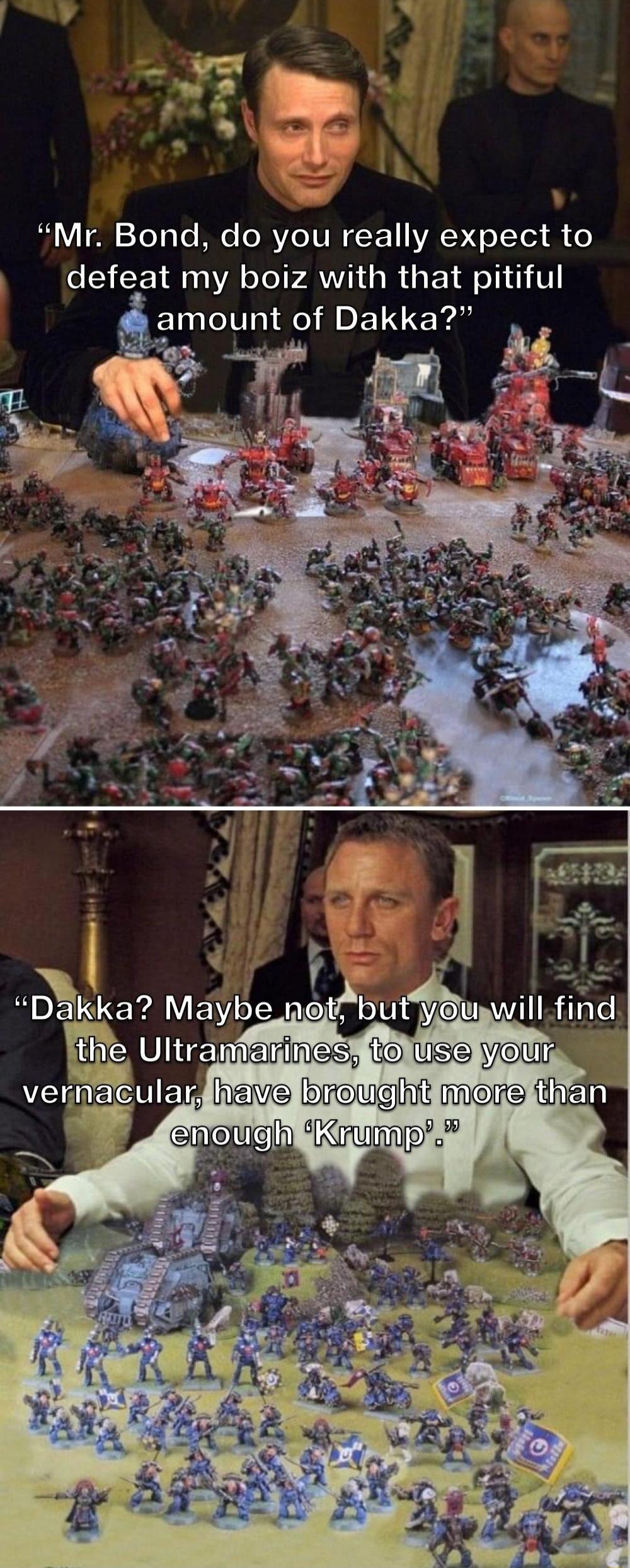 TT Te e RV TV NZF 1 IVAY oTTo i o defeat my boiz with that pitiful gamount of Dakka