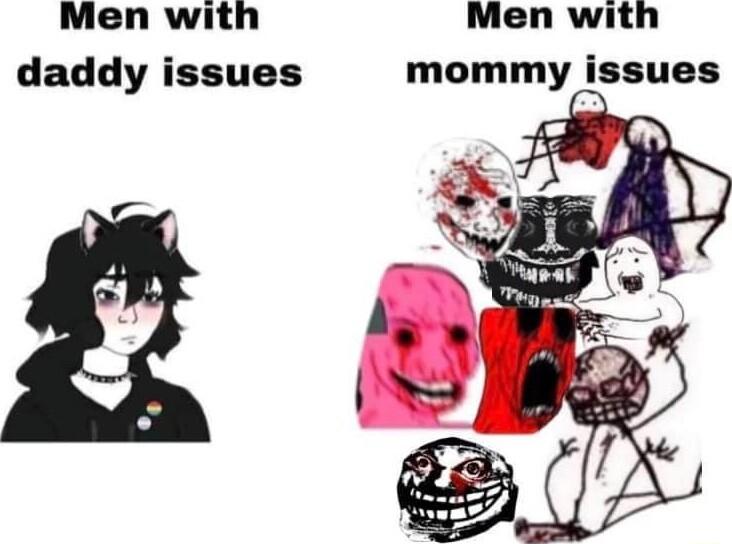 Men with Men with daddy issues mommyssues