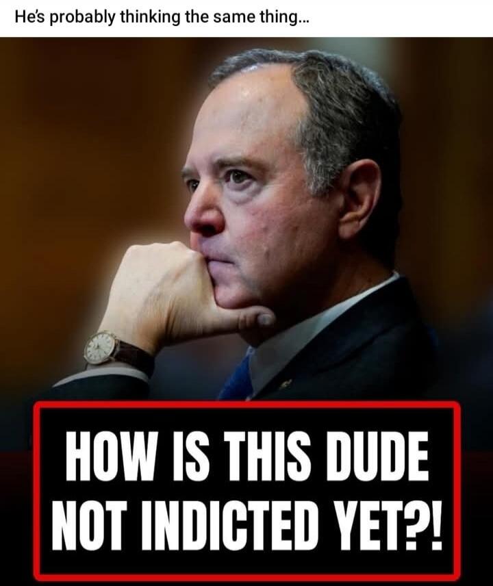 He's probably thinking the same thing... HOW IS THIS DUDE NOT INDICTED YET?!