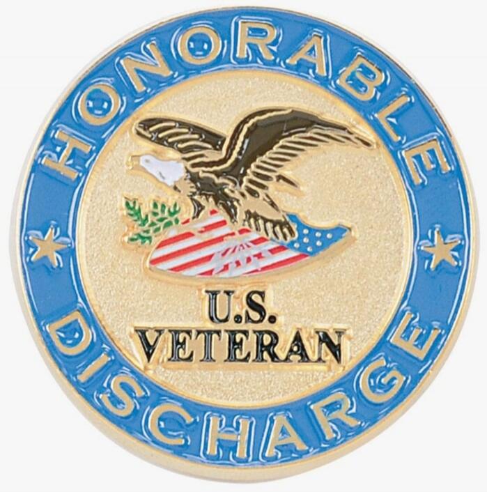 HONORABLE DISCHARGE U.S. VETERAN
Session ID: 1006546.