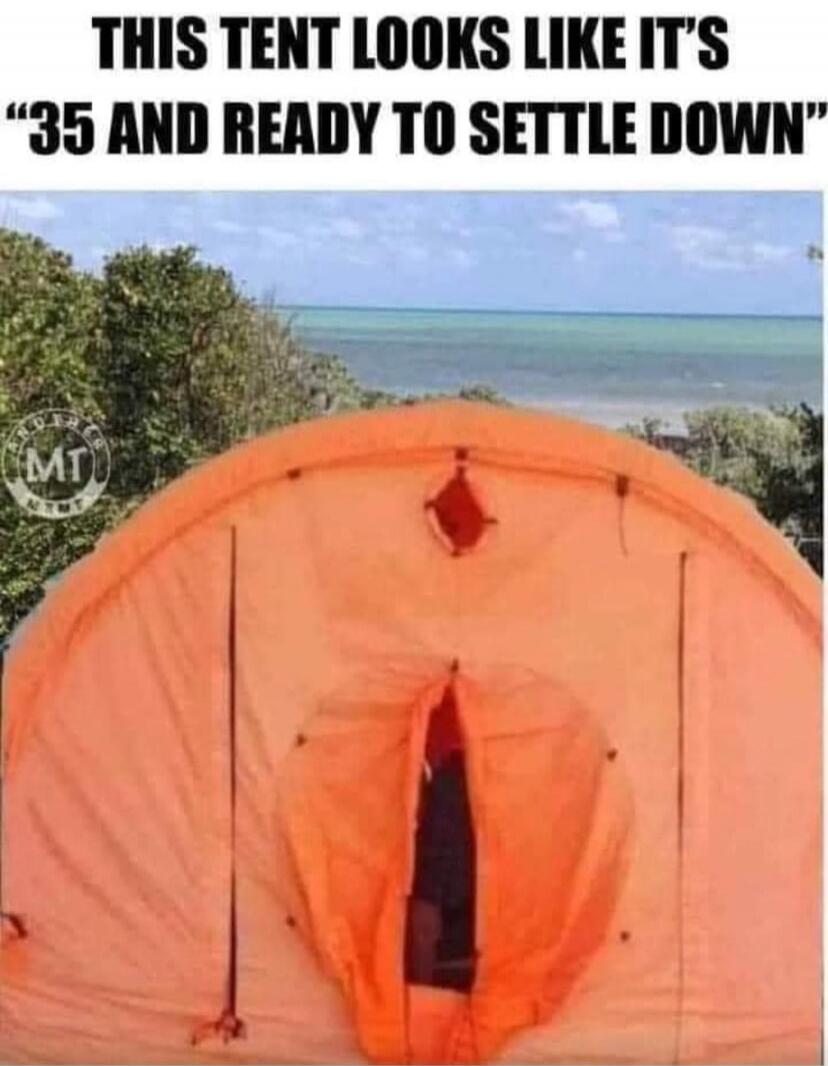 THIS TENT LOOKS LIKE IT'S 