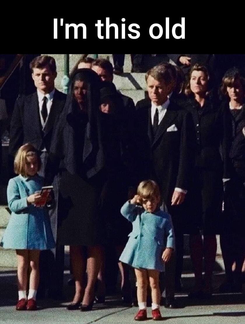I'm this old
