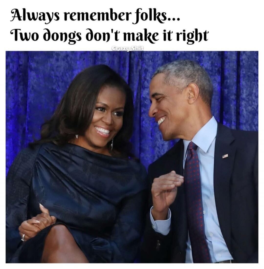 Always remember folks... Two dongs don't make it right CrazyShit
