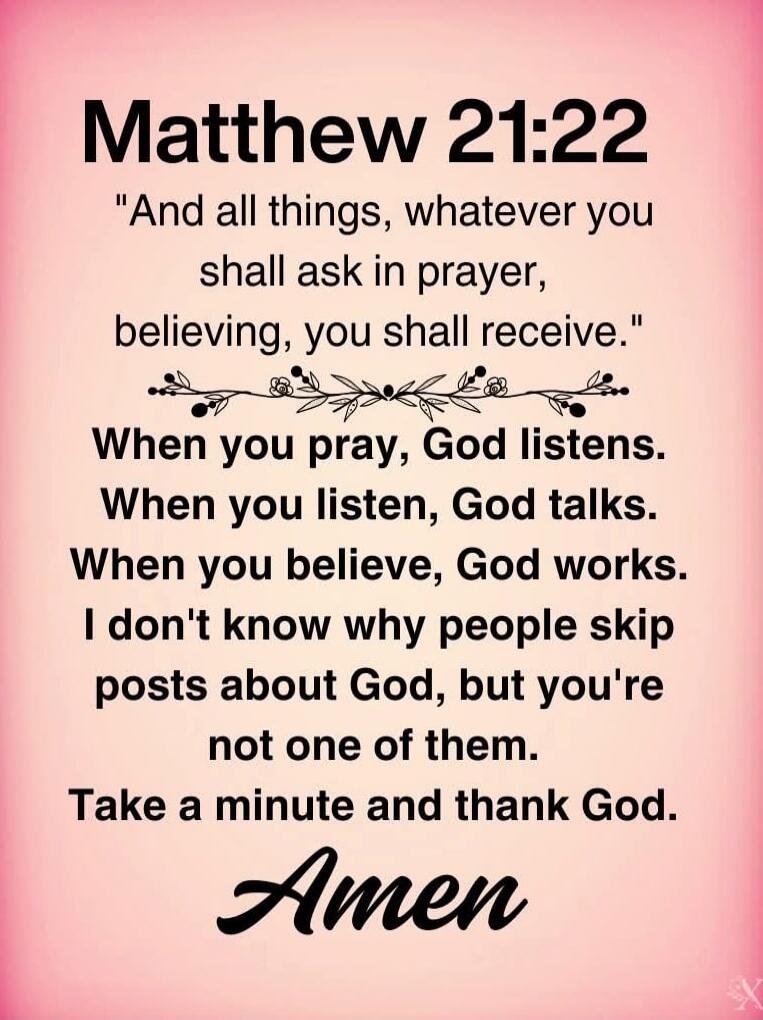 Matthew 21:22
