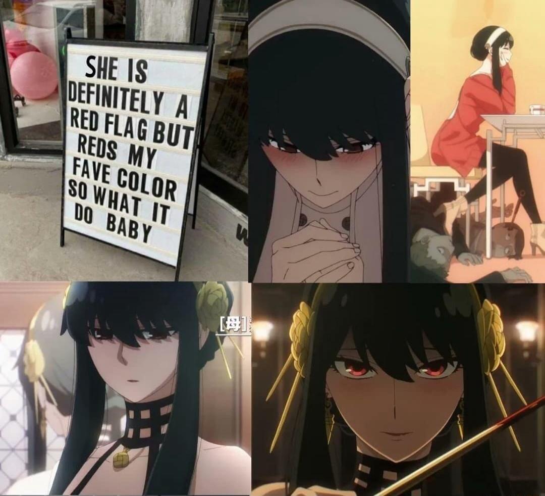 SHE IS DEFINITELY A RED FLAG BUT REDS MY FAVE COLOR SO WHAT IT DO BABY