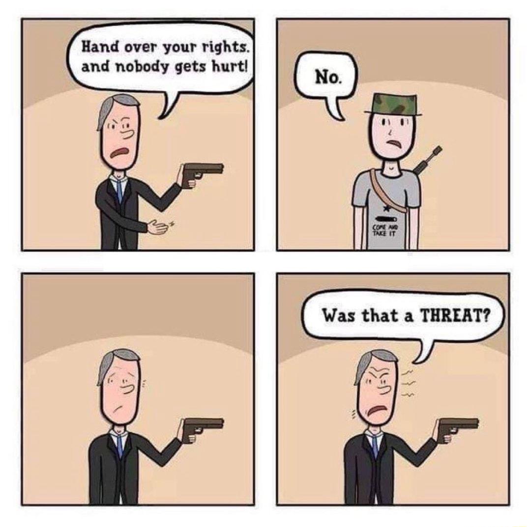 Hand over your rights and nobody gets hurt