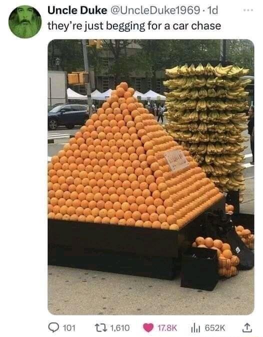 Uncle Duke UncleDuke1969 1d theyre just begging for a car chase g0