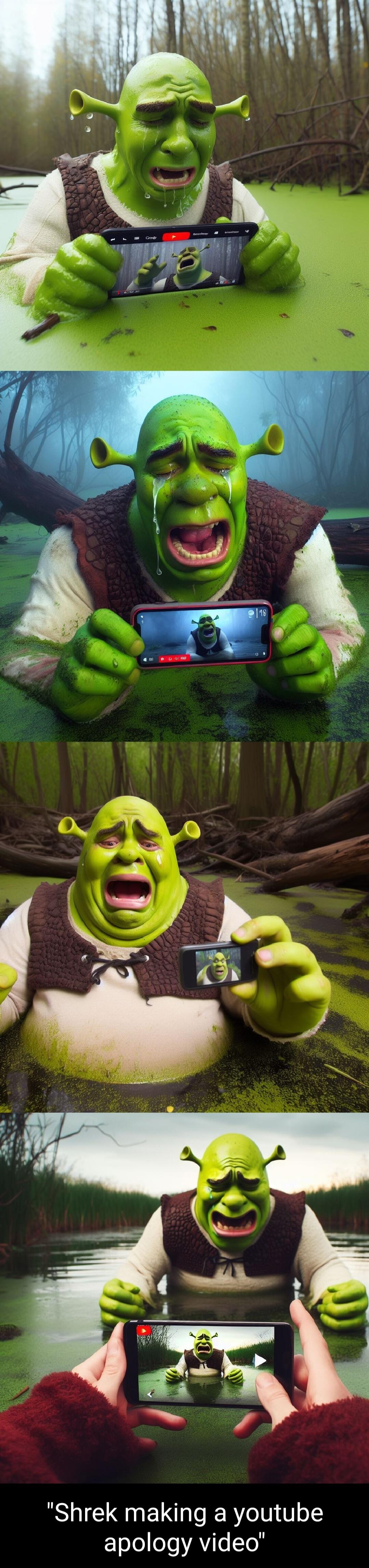 Shrek making a youtube EoleeeAYIlsTo