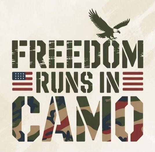 FREEDOM RUNS IN CAMO