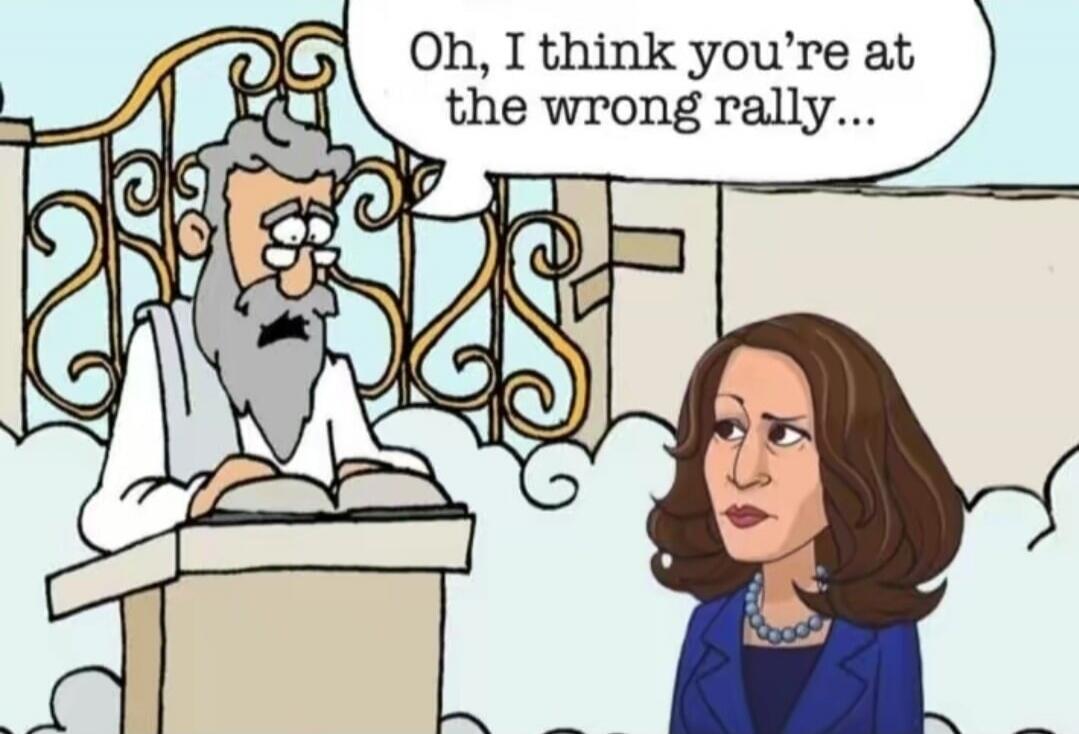 Oh, I think you're at the wrong rally...