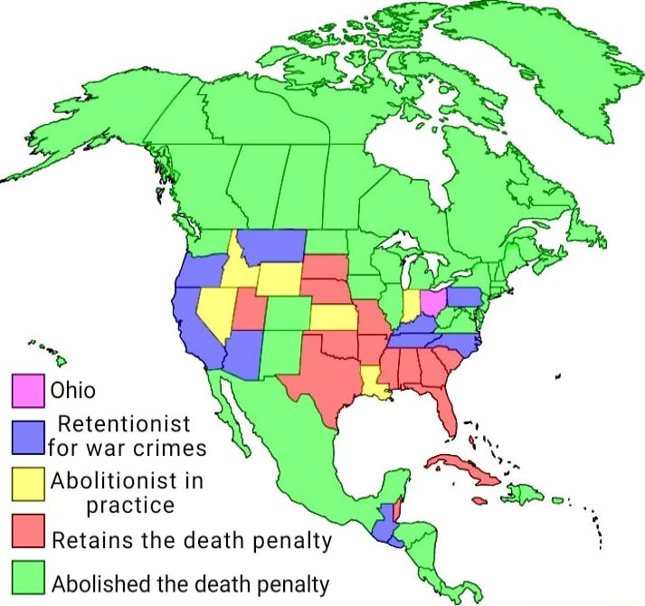 Ionio Retentionist Ifor war crimes Abolitionist in practice B Retains the death penalty Abolished the death penalty