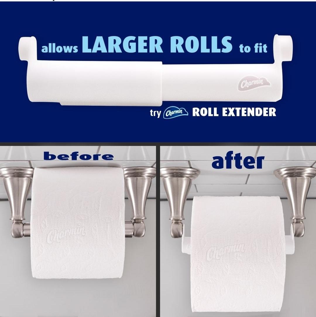 alows LARGER ROLLS it try ROLL EXTENDER