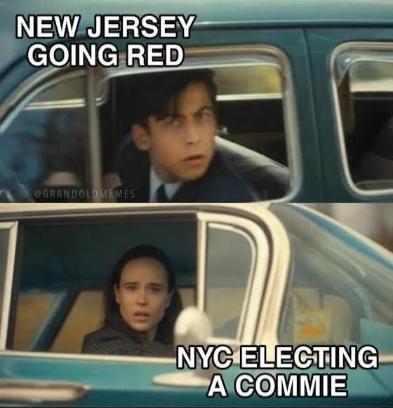 NEW JERSEY GOING RED
NYC ELECTING A COMMIE