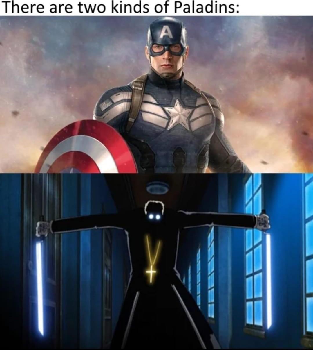 There are two kinds of Paladins