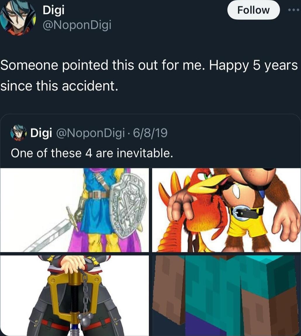 AN Digi NoponDigi Someone pointed this out for me Happy 5 years since this accident Digi NoponDigi One of these 4 are inevitable