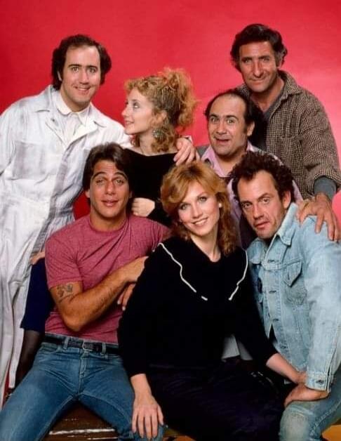 The cast of Taxi, a classic American sitcom.