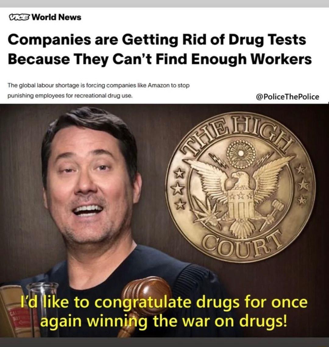 CZE3 World News Companies are Getting Rid of Drug Tests Because They Cant Find Enough Workers
