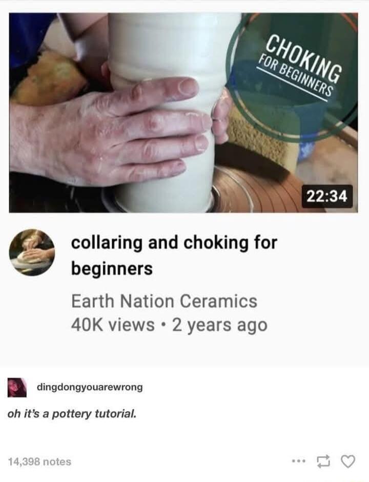 A collaring and choking for beginners Earth Nation Ceramics 40K views 2 years ago B cinodongyouarewrong oh its a pottery tutorial