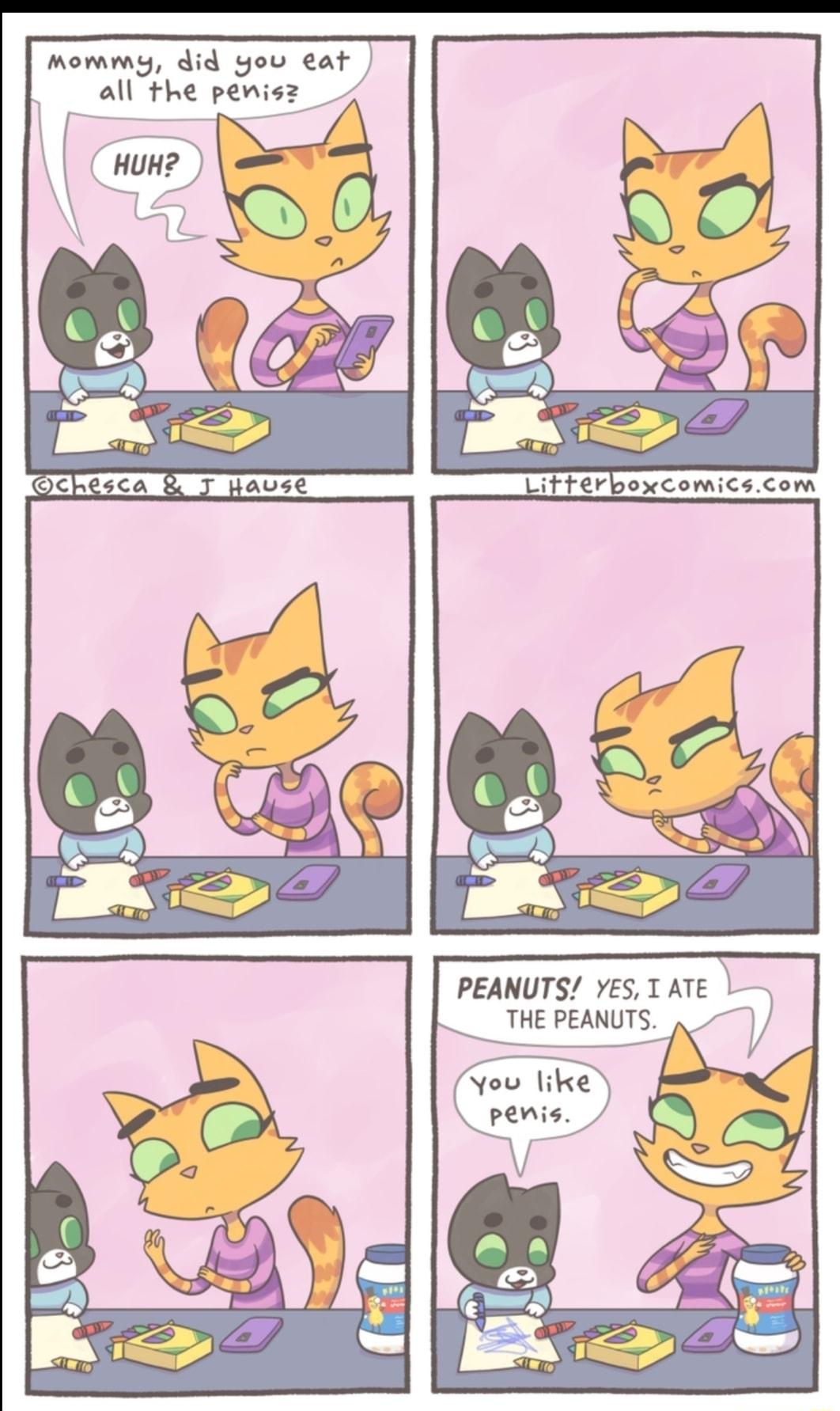 PEANUTS YES T ATE L ___THE PEANUTS