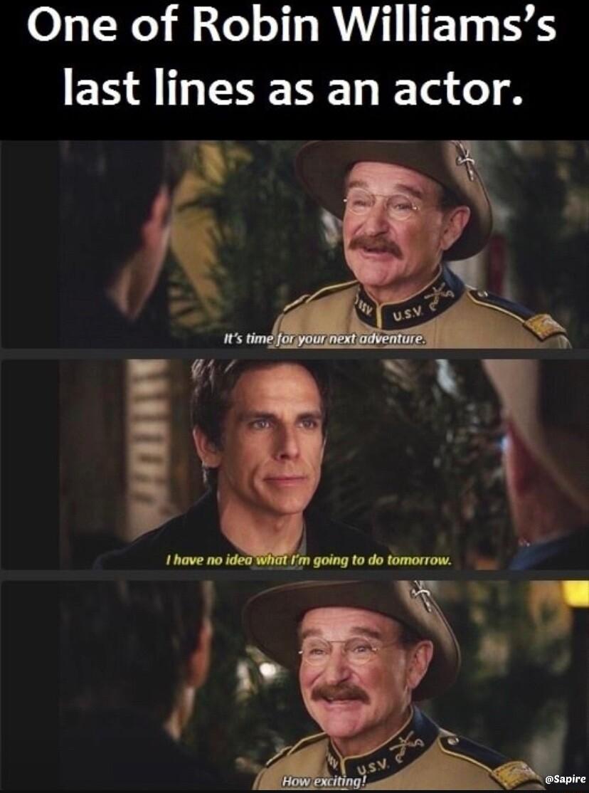 01 N 2 01 T R WAL T ET 6 last lines as an actor