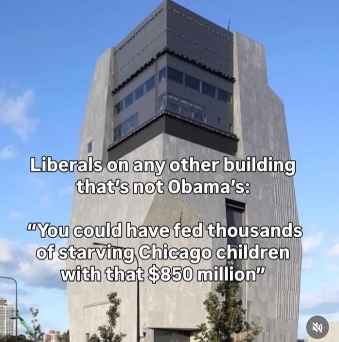 Liberals on any other building that's not Obama's: 