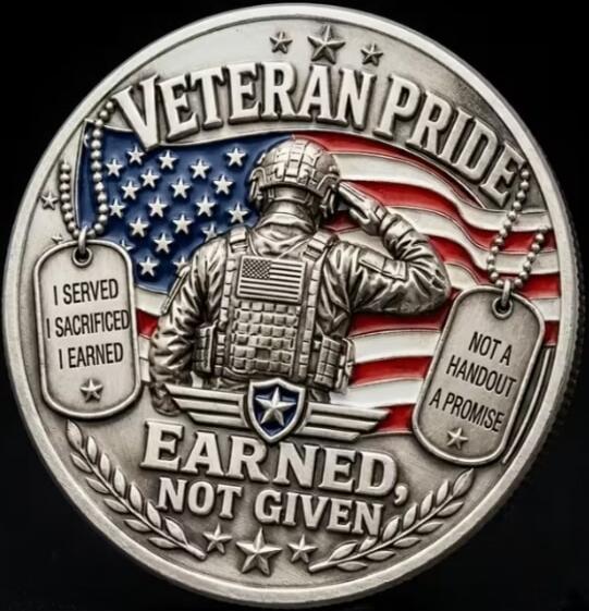 VETERAN PRIDE I SERVED I SACRIFICED I EARNED NOT A HANDOUT A PROMISE EARNED, NOT GIVEN