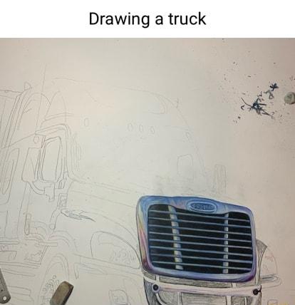 Drawing a truck