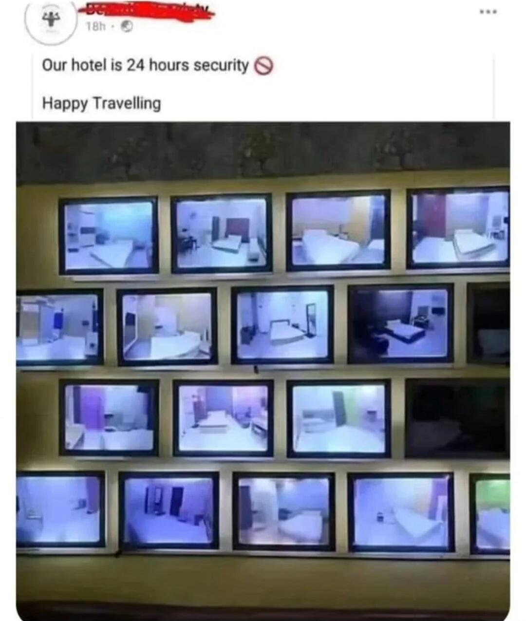 Our hotel is 24 hours security 🚫 Happy Travelling