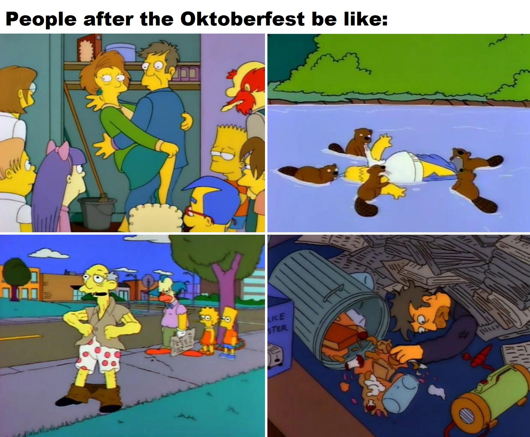 People after the Oktoberfest be like