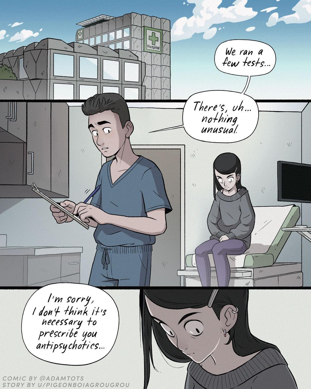 Im sorry 1 don hink its hecessary o prescrib you antipsychatics rothing wnusual