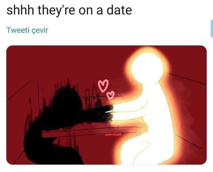shhh theyre on a date