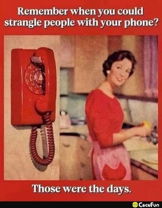 Remember when you could strangle people with your phone? Those were the days.