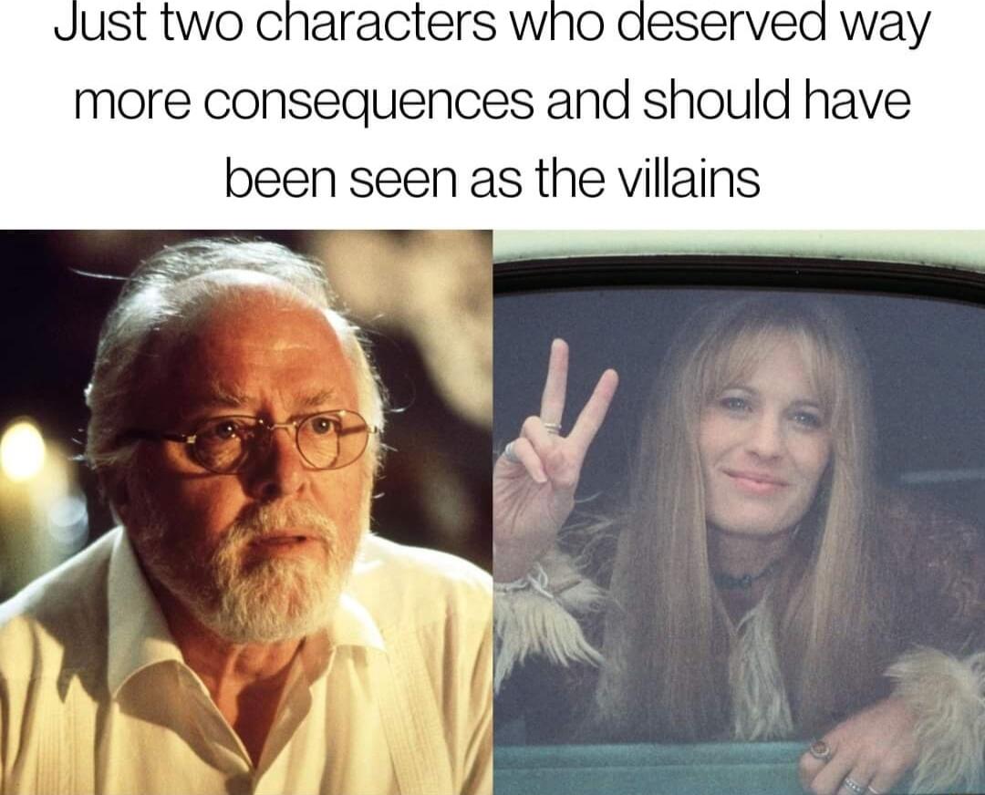 deserved more consequences and should have been seen as the villains